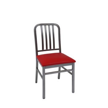 annapolis metal upholstered seat chair