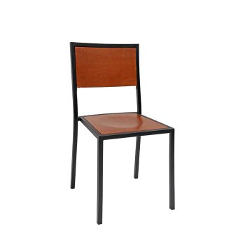 Dallas commercial wood and metal chair