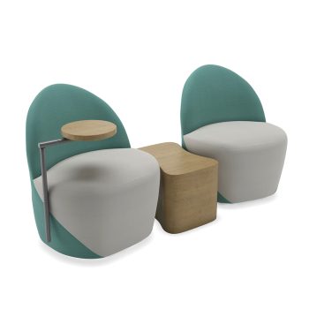 commercial upholstered chair two tone