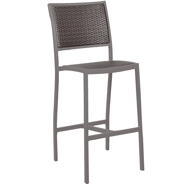 outdoor wicker barstool