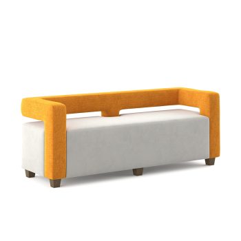 Astoria commercial sofa with cutout back