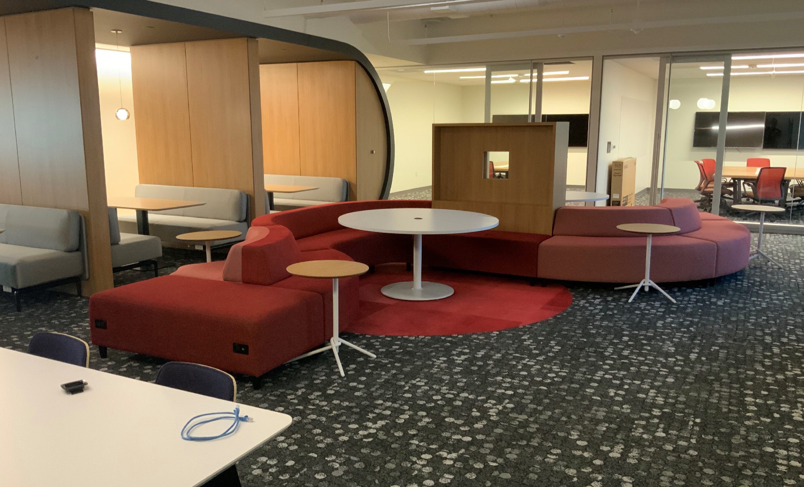 modular collaboration space in cocacola offices venue industries
