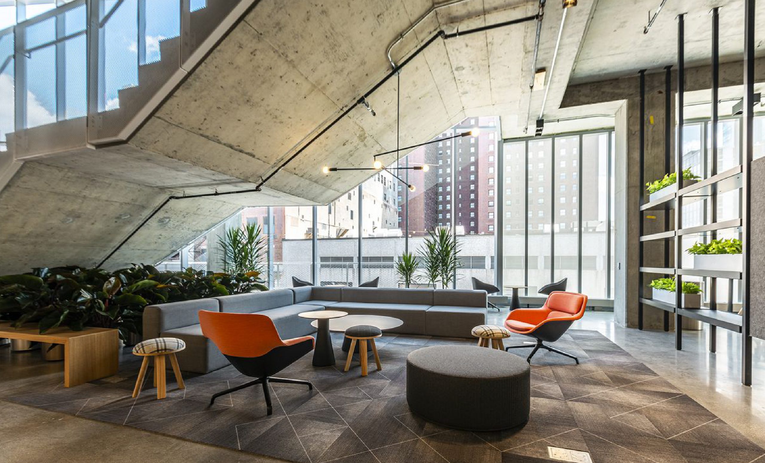 commercial furniture biophilic design hybrid workspace