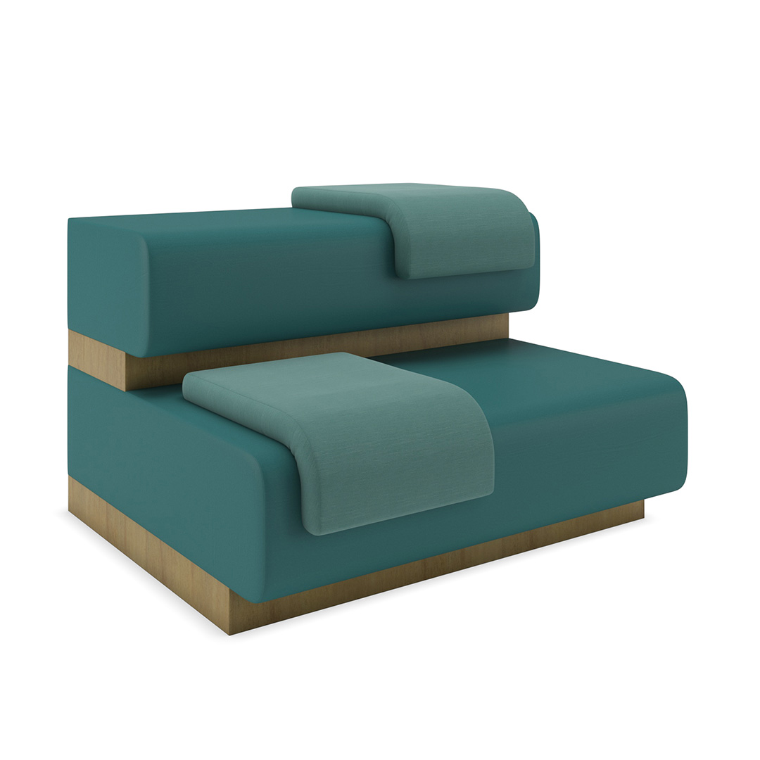 Cascade commercial modular group seating for offices