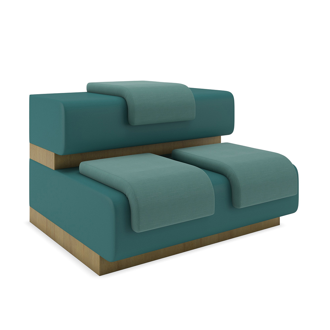 Cascade commercial modular group seating for offices