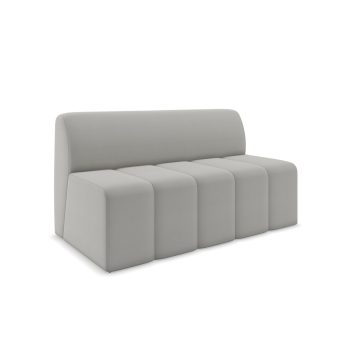 vertically channeled modular sofa commercial sofa