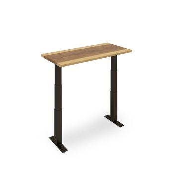 live edge commercial table height adjustable metal base