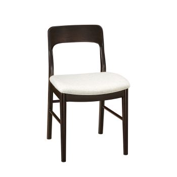 Isabelle commercial wood dining chair with upholstered